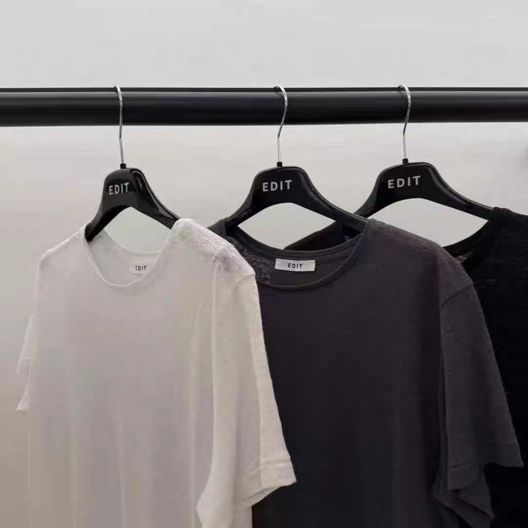 现 韩国东大门edit女25夏季新款夏季时尚简约百搭宽松薄款短袖T恤 - 图3