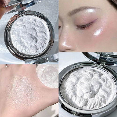 【化妆师推荐】新款狮子头生姜高光修容盘提亮鼻头细闪塑颜修容盘 - 图0