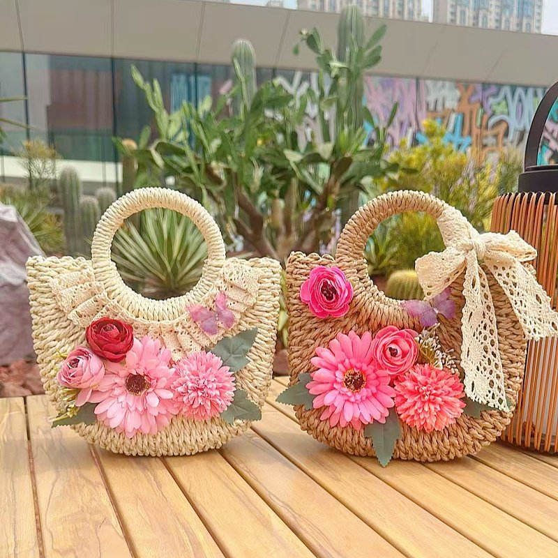 草编包diy材料包手工手提包花束活动暖场团建沙龙女神节日礼物,淘宝优惠券,粉丝福利购,淘宝优惠卷