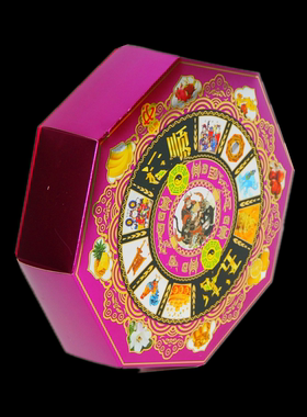 精品火焰八角锦盒套装韵顺百解太岁新年天地才九星多款可选