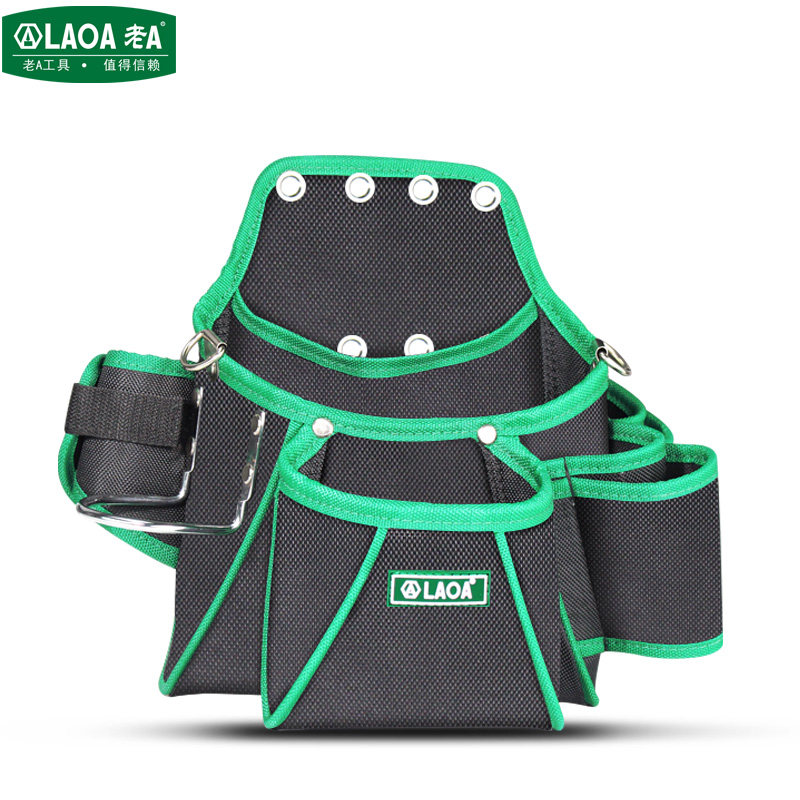 老A工具 多功能电工工具包便携家用维修收纳包牛津布耐磨钉子腰包,淘宝优惠券,粉丝福利购,淘宝优惠卷