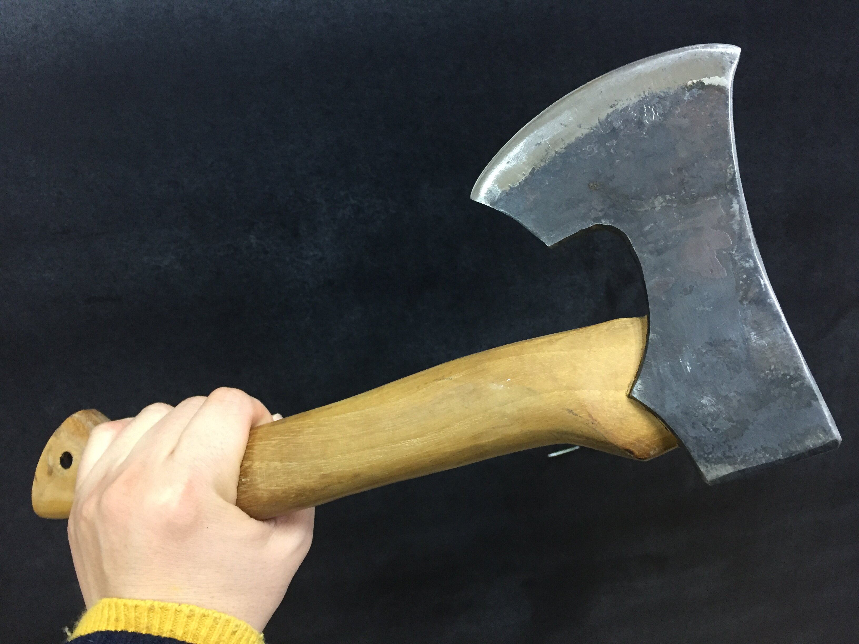 手工锻打轴承钢斧子户外斧头印第安战斧俄罗斯斧欧版斧户外防身