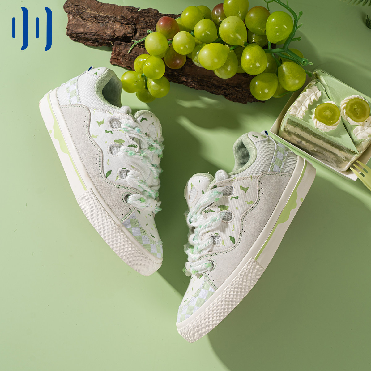 顽刻ollieskate面包鞋青提蛋糕配色BAKE复古休闲男女国潮滑板鞋,淘宝优惠券,粉丝福利购,淘宝优惠卷