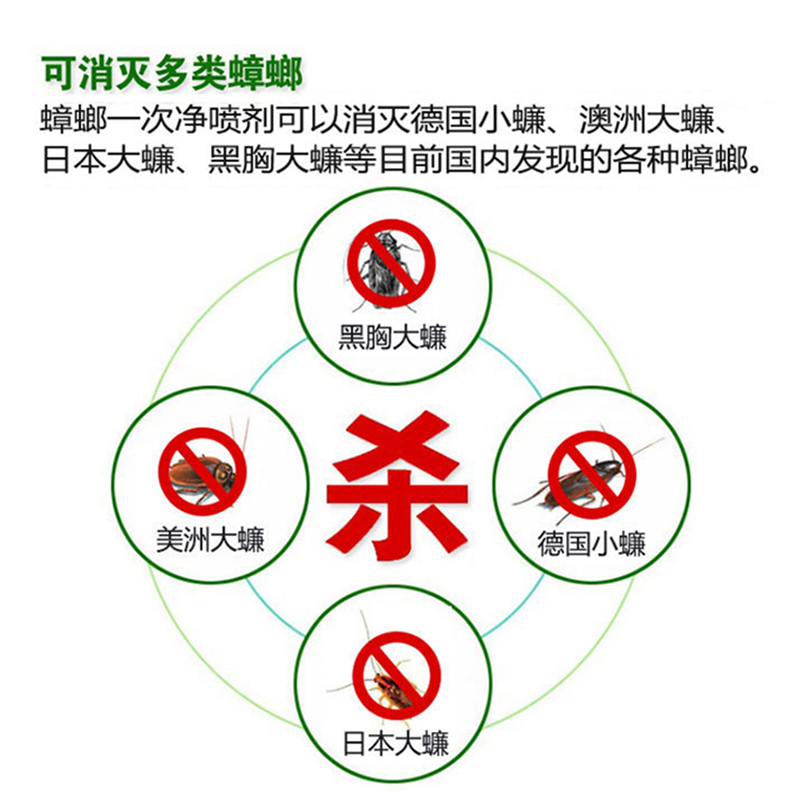 蟑螂药一窝全窝端绝杀家用非无毒正品灭章狼神器特效一次净喷雾剂 - 图0