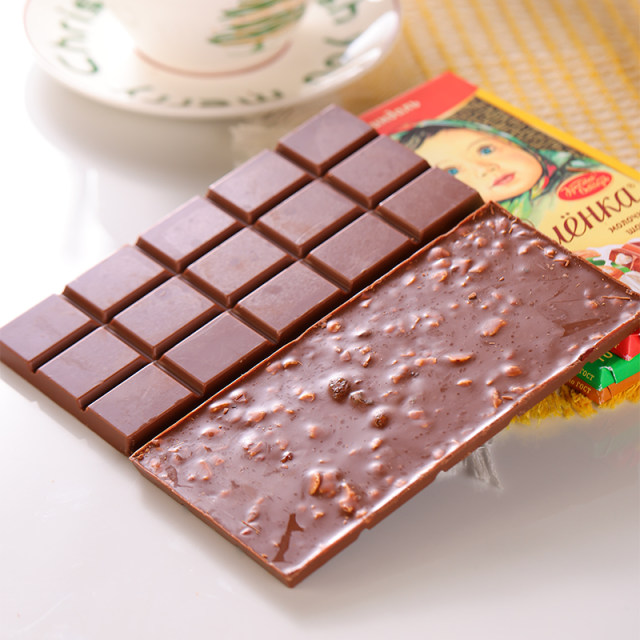 Russian imported doll chocolate pure cocoa butter