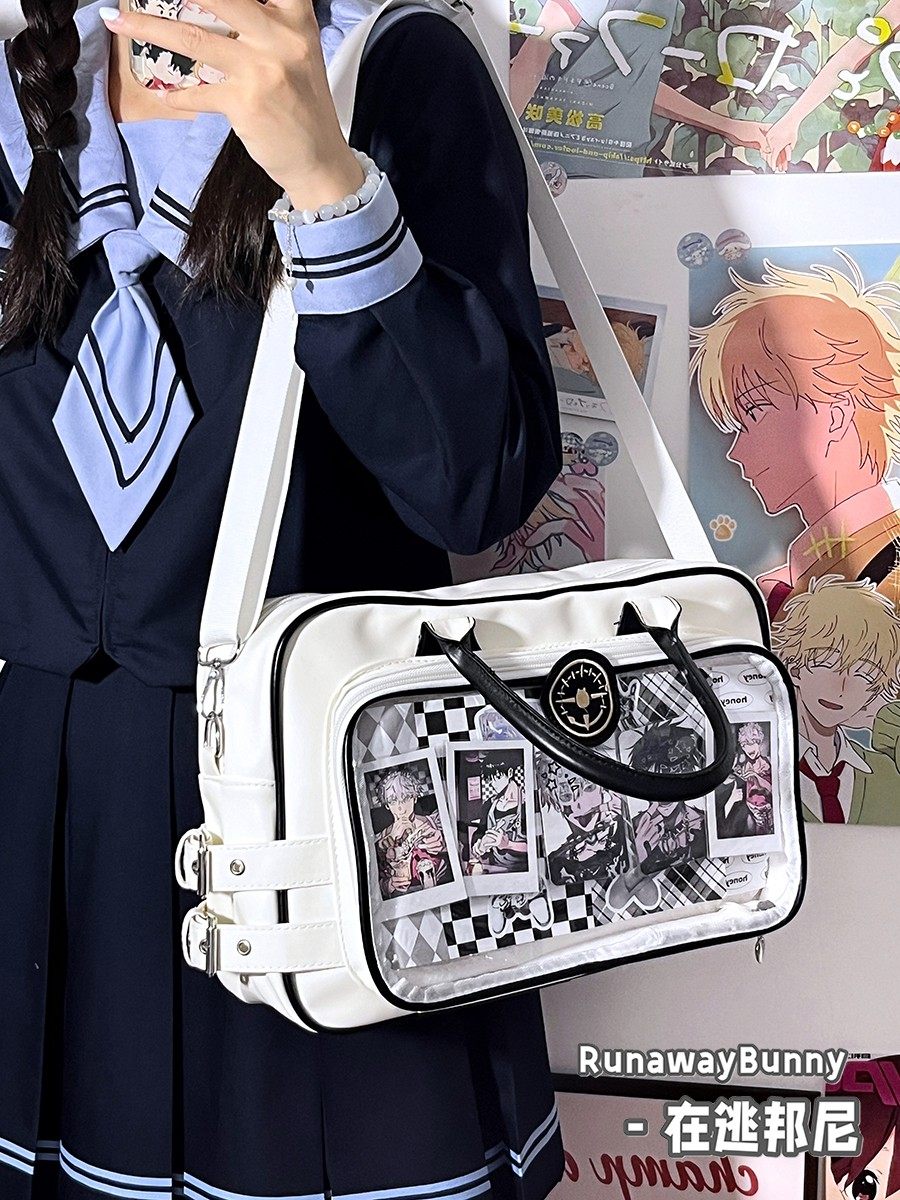 校供感制服包JK二次元女洛丽塔百搭单肩斜挎手提包大容量吧唧痛包,淘宝优惠券,粉丝福利购,淘宝优惠卷