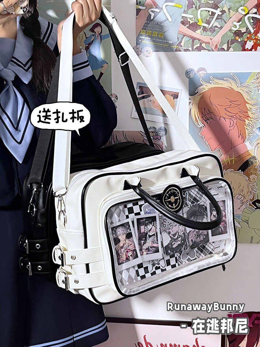 校供感制服包JK二次元女洛丽塔百搭单肩斜挎手提包大容量吧唧痛包,淘宝优惠券,粉丝福利购,淘宝优惠卷