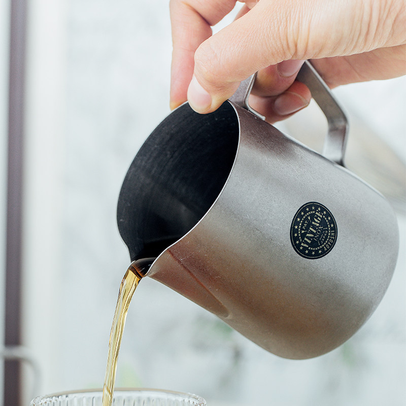 日本进口青芳AOYOSHI不锈钢尖嘴拉花杯咖啡拉花缸户外啤酒杯水杯,淘宝优惠券,粉丝福利购,淘宝优惠卷