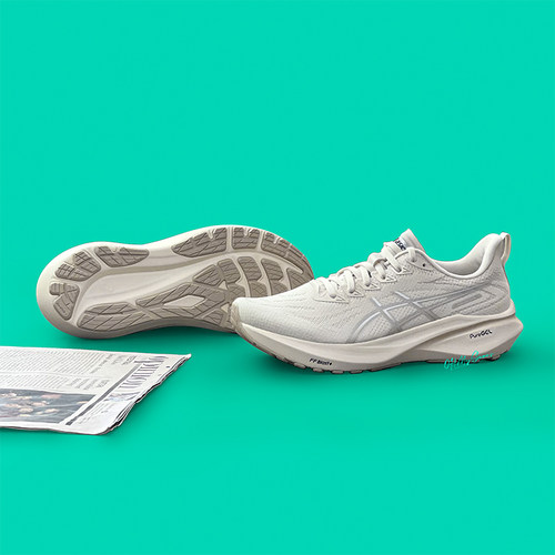 ASICS GT2000 14全黑2E4E加宽网布透气回弹男跑鞋1011C056 - 图1