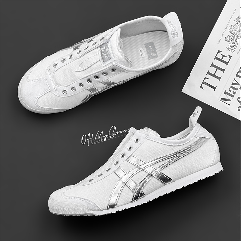 Onitsuka Tiger鬼塚虎低帮男鞋女鞋金银铜日式休闲一脚蹬1183A962