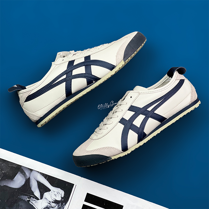 Onitsuka Tiger鬼塚虎男鞋女鞋mexico66藏青经典休闲鞋1183C102 - 图0