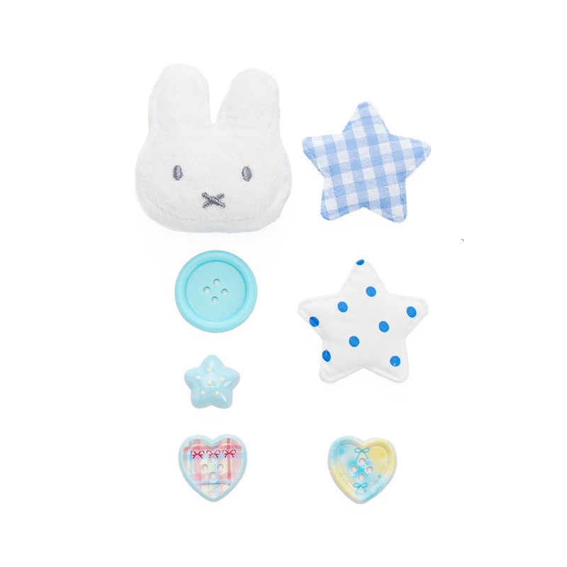 洞洞鞋配饰可爱毛绒米菲兔星星鞋花装饰扣diy配件适配crocs鞋扣,淘宝优惠券,粉丝福利购,淘宝优惠卷