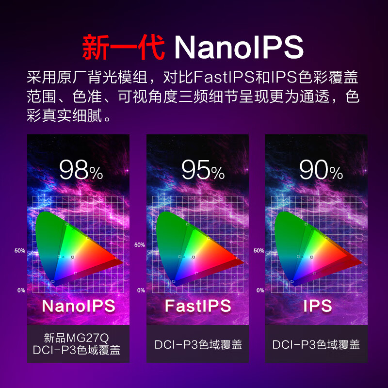 HKC电脑显示器27英寸2k180hz台式电脑屏幕240hz电竞游戏Nano IPS - 图1