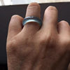 Natural sun green purple black chicken ring live ring