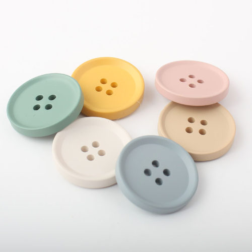 高档树脂大衣风衣外套毛衣西装彩色多色米绿蓝粉黄色树脂纽扣扣子 - 图3