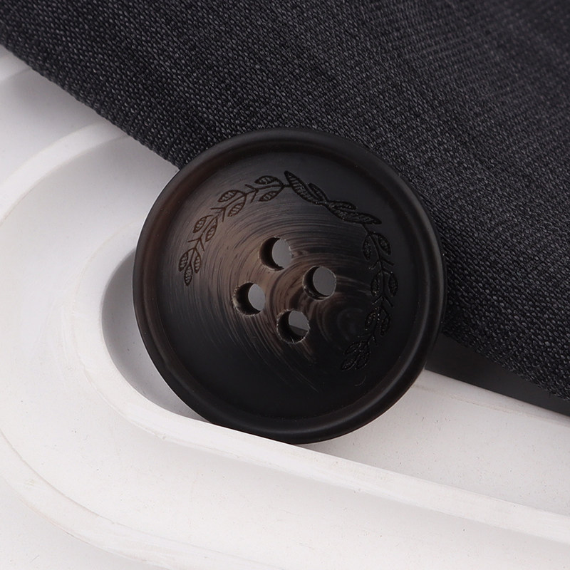 圆形树脂大衣纽扣风衣扣西装外套裤子棕色咖啡四眼钮扣树脂钮扣子,淘宝优惠券,粉丝福利购,淘宝优惠卷