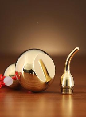 装黄铜礼葫芦挂件家居小饰品挂饰创意开口葫芦饰品6.5厘米品摆件