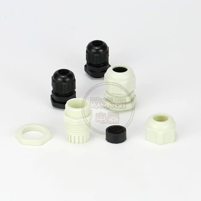 Nylon plastic cable waterproof connector