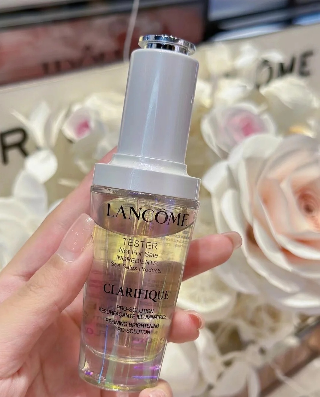 Lancome兰蔻新品极光焕白精华50ml淡痘印去黄秋冬美白淡斑精华液 - 图0