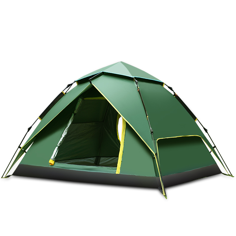北极狼帐篷户外折叠便携式自动沙滩加厚双人野营防雨野外露营装备 - 图3