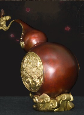 铜葫芦福禄有余开业礼品家居装饰