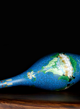 静心摆件观音瓶掐丝珐琅景泰蓝