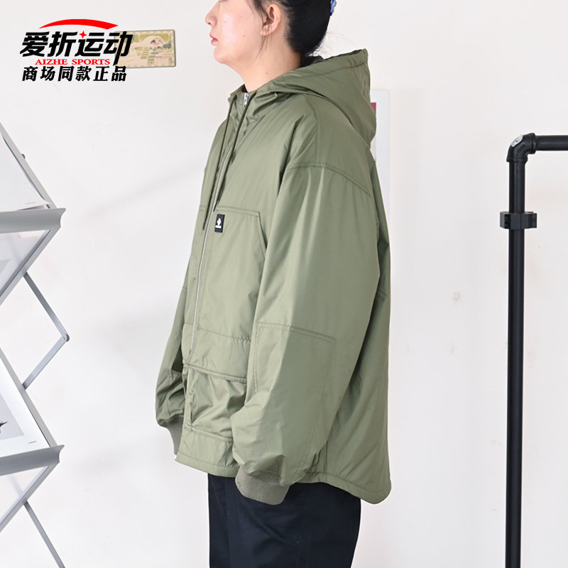 Converse匡威正品男子连帽棉服纯色百搭夹克外套10026006-A01-A02,淘宝优惠券,粉丝福利购,淘宝优惠卷