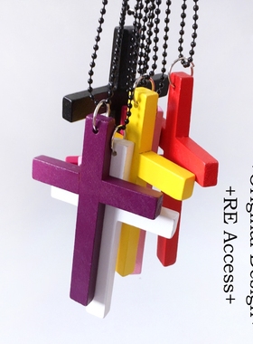 十字架土酷项链长款原宿