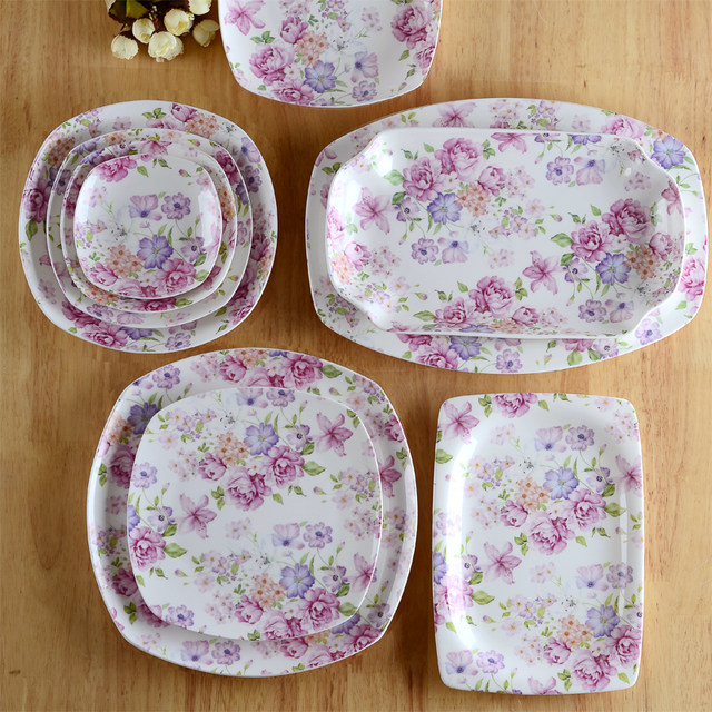 Soup plate pattern home Japanese creative ceramics