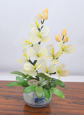 兰花盆栽客厅电视柜摆件工艺品