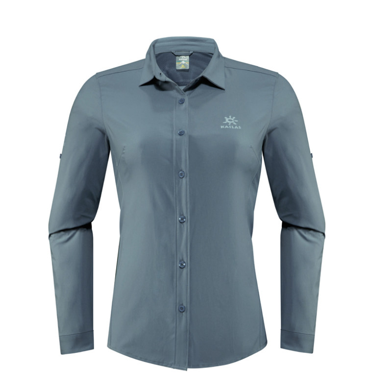 凯乐石防晒衣 户外女款弹力透气长袖防晒服速