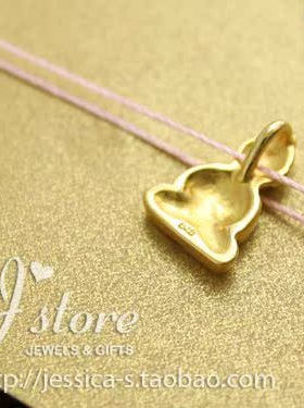 丝线款 银镀金【佛祖】吊坠 许愿项链 美国Dogeared正品