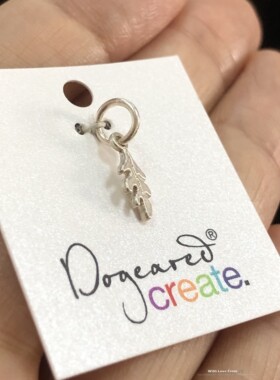 Create系列 DIY配件 橡树叶吊坠 项链手绳挂坠 美国 Dogeared正品