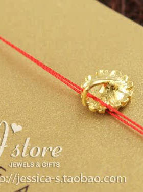 丝线款 银镀金【雏菊】吊坠 许愿项链  美国Dogeared正品