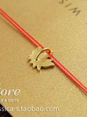 美国dogeared正品丝线项链莲花