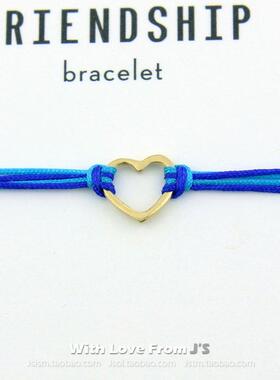 爱心手绳端午节彩绳本命年红绳