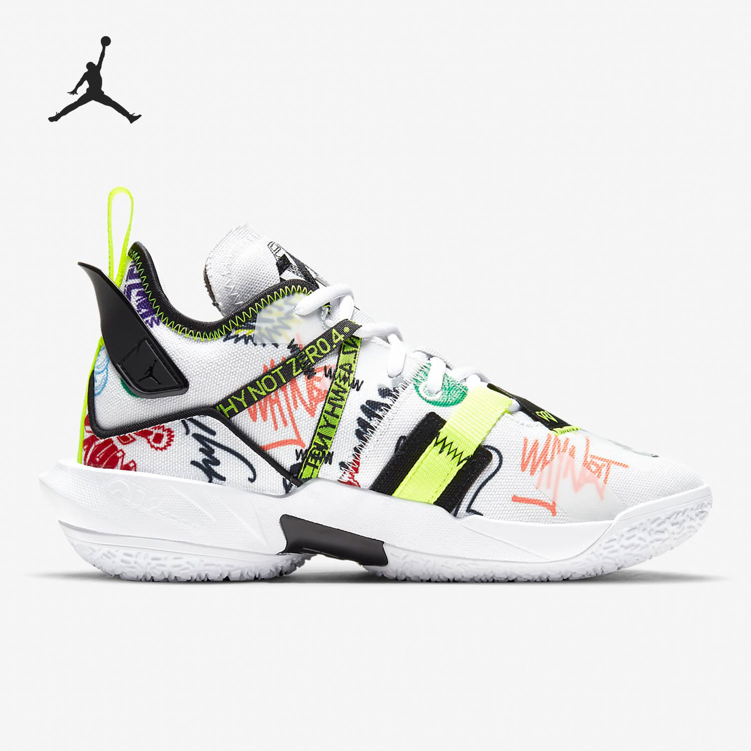 Nike/耐克正品 JORDAN WHY NOT ZER0.4 (GS)大童篮球鞋DD9659-007 - 图0