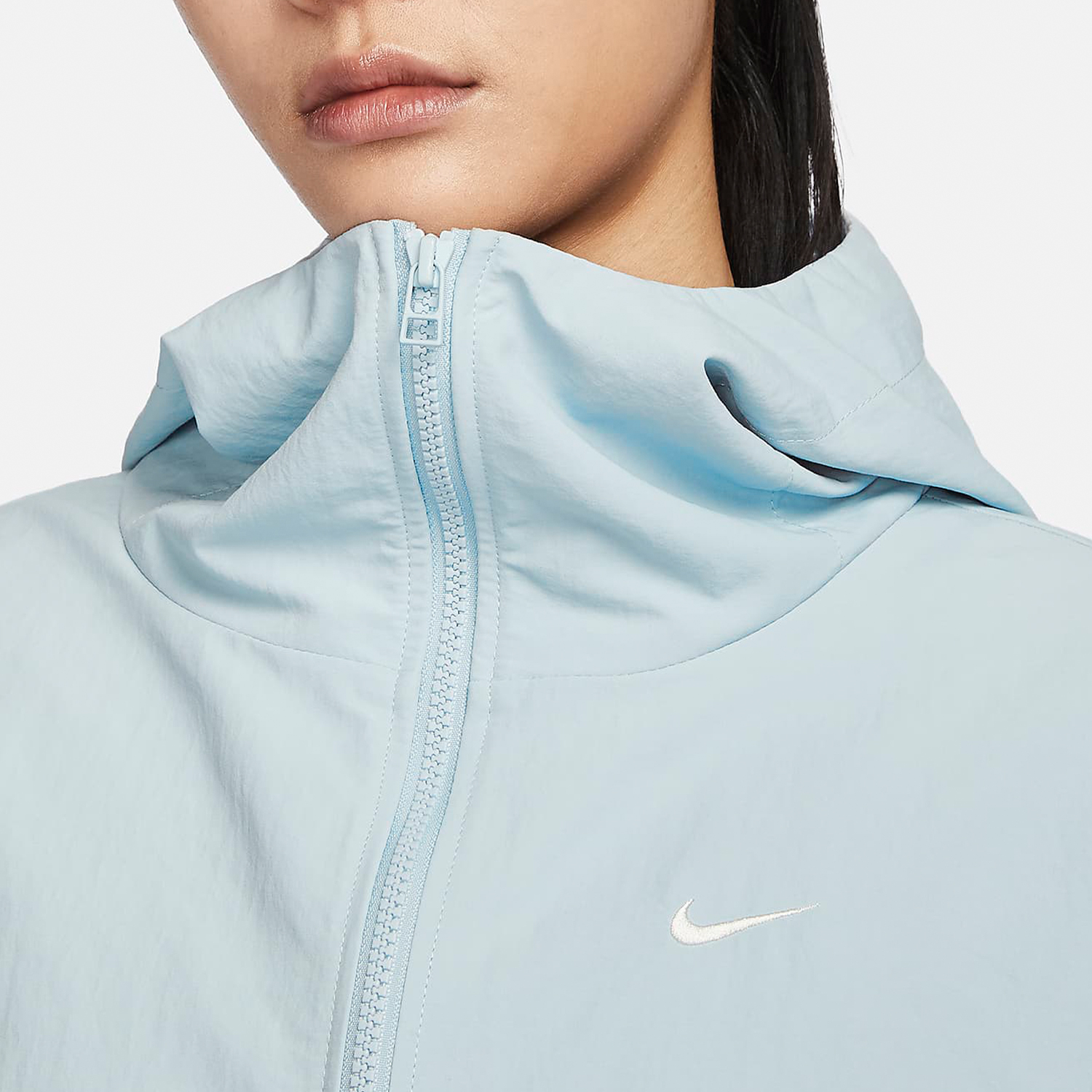 Nike/耐克正品时尚新款女士经典运动休闲梭织宽松连帽外套FN3670 - 图1