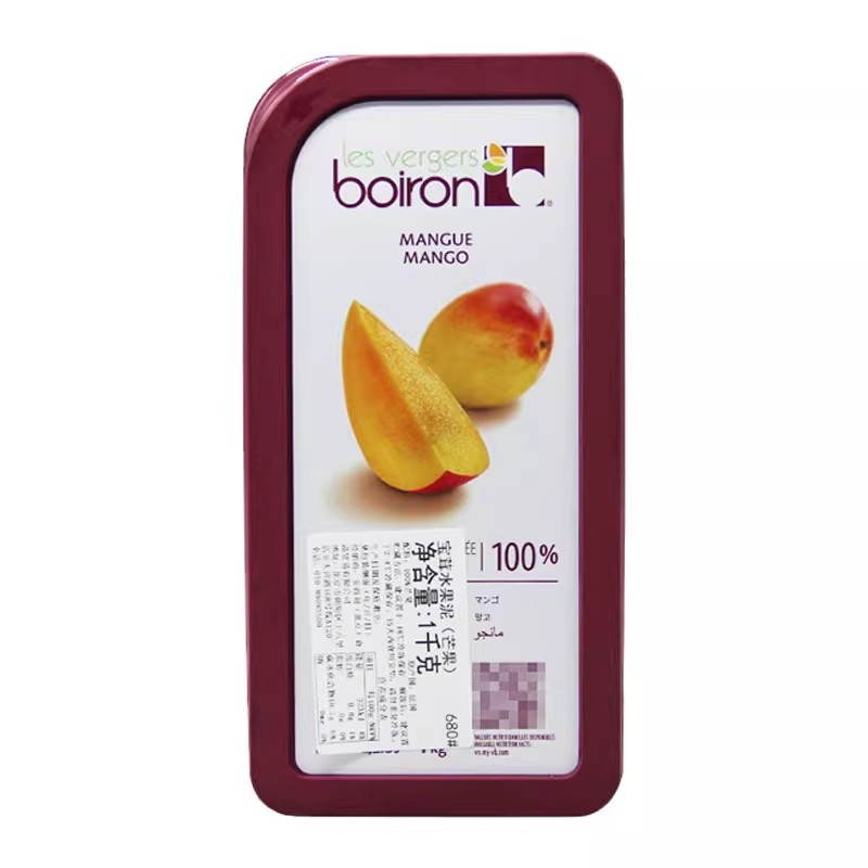 宝茸芒果果茸 草莓果泥果膏覆盆子树莓荔枝椰子蓝莓百香果蓉 果溶 - 图0