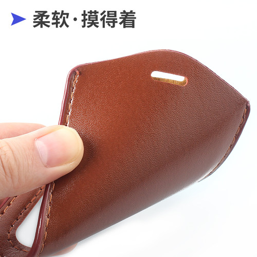 合式美单面透明皮质卡套证件套厂牌工作证校园幼儿园接送卡校牌学生卡套带挂绳仿皮胸卡工作牌公交门禁卡 - 图1