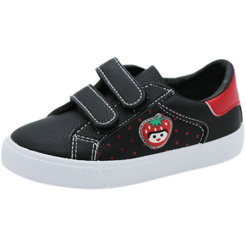 大东新款春季学院低跟平底卡通魔术贴中小童低帮童鞋DT21Q1409A