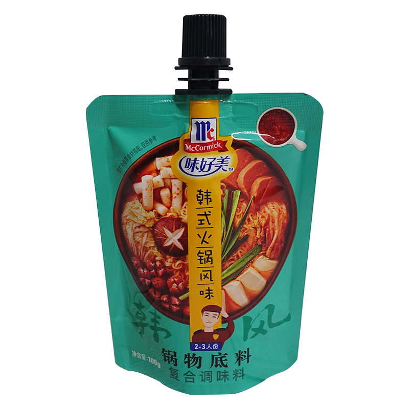 3袋装味好美部队锅风味100g 韩式火锅底料调味料泡菜泡面酱料调料 - 图0