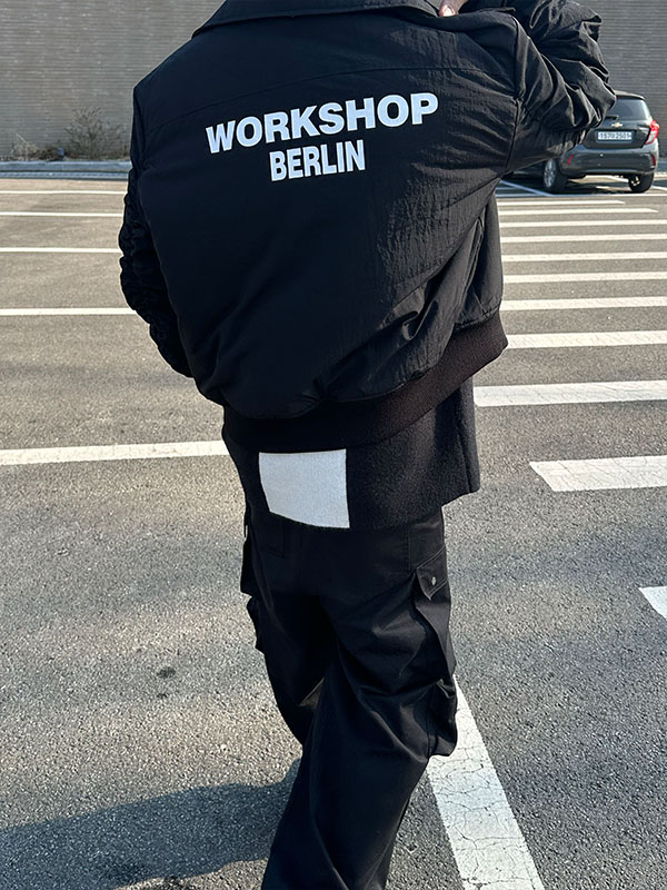 新edenmade韩网代购23直邮BERLIN Workshop飞行员夹克 - 图1