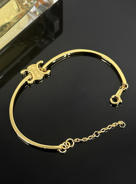 凯旋门celi新款金色手链女生ins小众设计高级感轻奢精致手镯手饰