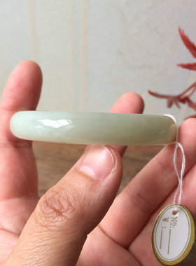 天然和田玉青海料青白玉玉石手镯