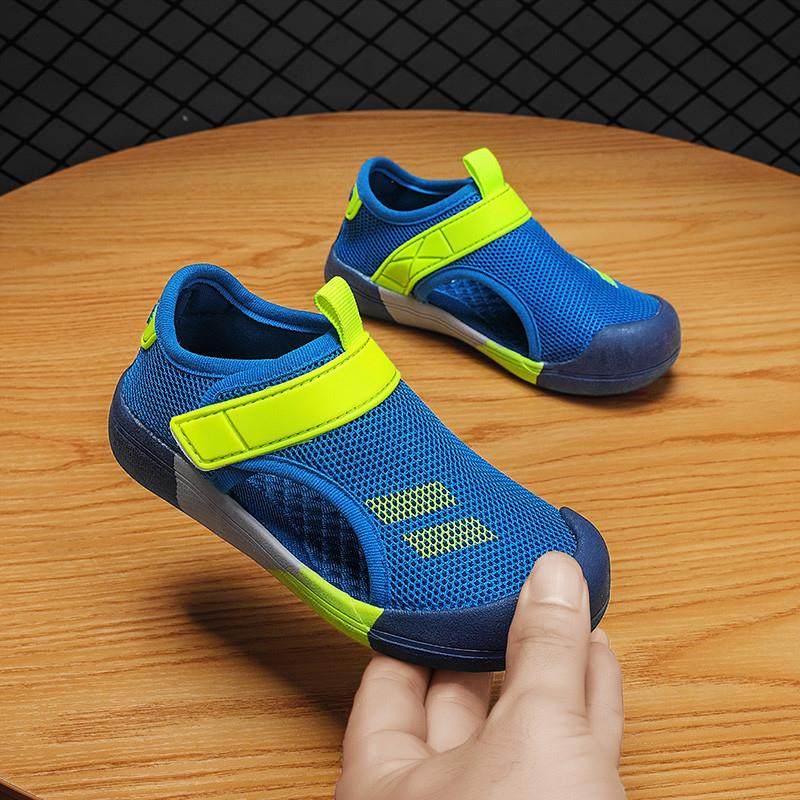 男童鞋夏季2025新款网面透气儿童运动鞋中大童一脚蹬镂空男孩网鞋,淘宝优惠券,粉丝福利购,淘宝优惠卷