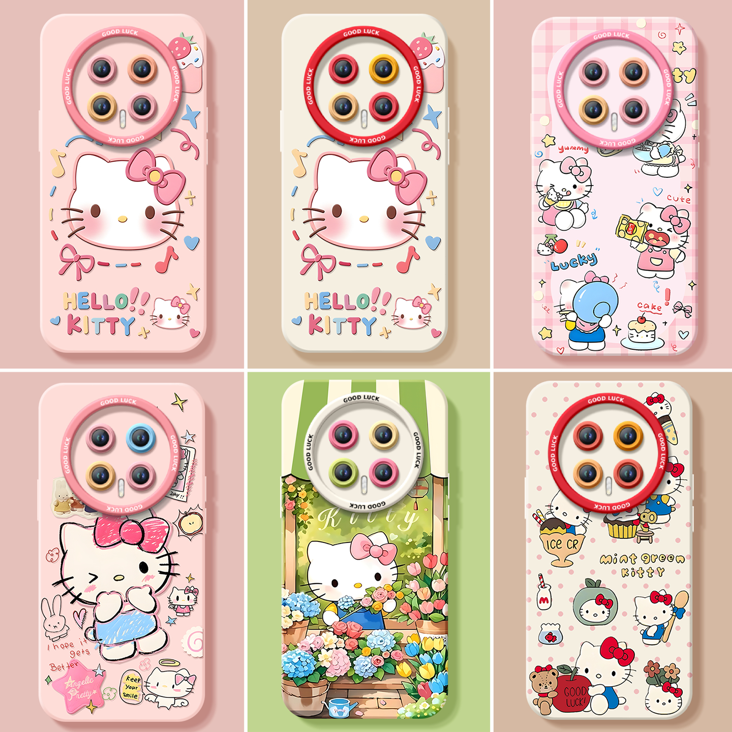 凯蒂猫适用荣耀magic8手机壳magic7pro保护套magic6新款honor全包防摔magic4硅胶高级感5带挂绳华为3软por女 - 图3