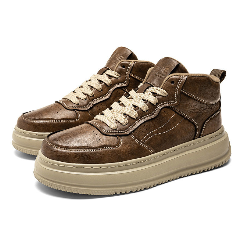 大码男鞋46高帮复古百搭男鞋47加宽加肥特大码男鞋48休闲板鞋49,淘宝优惠券,粉丝福利购,淘宝优惠卷