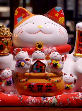 品牌官方推荐招财猫和猫坊摇手款