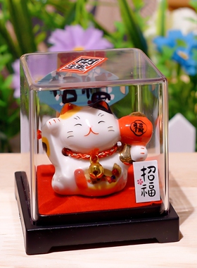 精致招财猫摆件新款高级日式猫神
